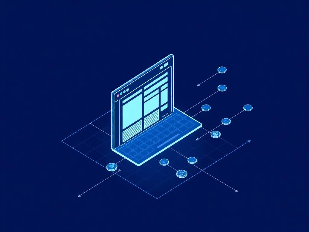 Illustration — Web application development